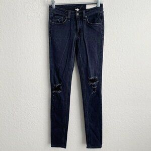 Rag & Bone Jeans Soft Rock Distressed Skinny
